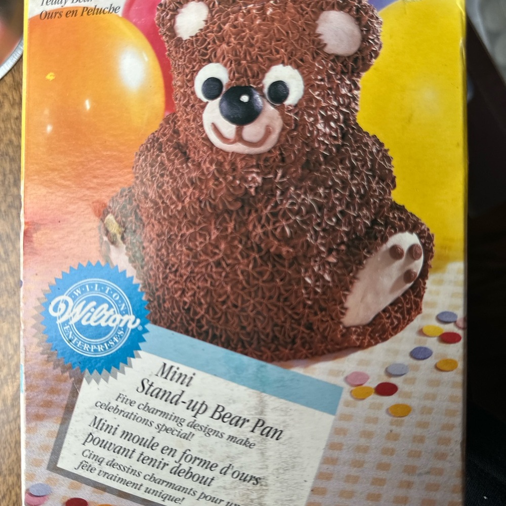 Wilton teddy bear cake pan